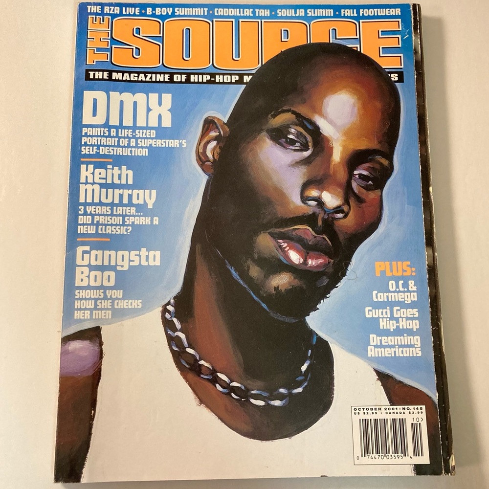 The Source Magazine October 2001 issue #145 Hip-Hop DMX Keith Murray Gangsta Boo